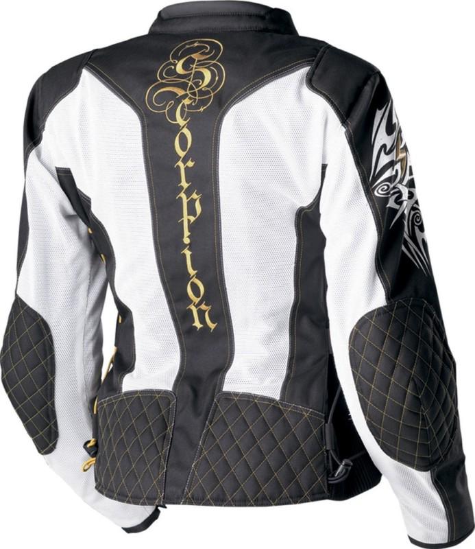 Scorpion nip/tuck motorcycle jacket - gold - xl