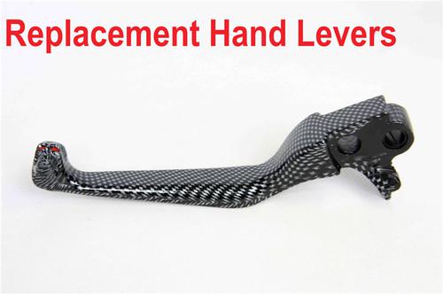 Carbon lever for harley flstc heritage fxdwg dyna wide glide fxdb street bob