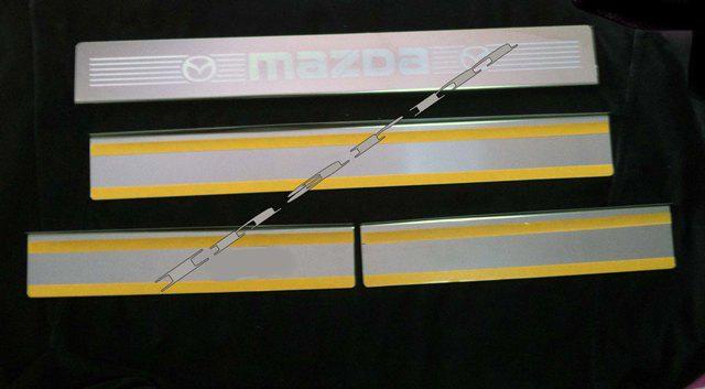 MAZDA BT-50 PRO 4 DOORS SILL STAINLESS SCUFF PLATE FITS YEAR 2012 CAR TRIM NEW, US $29.99, image 3
