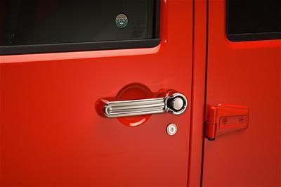 Putco 401055 door handle covers (4 door) w/ tailgate handle 2007 wrangler jk