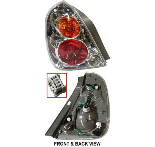 02-04 nissan altima rear brake outer taillight taillamp lh left driver side