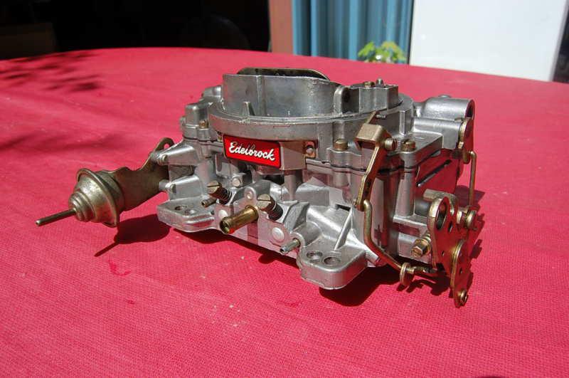 750 cfm edelbrock 4v carburetor-1407 - chevy,mopar,ford,rat rod 350,454,429,440