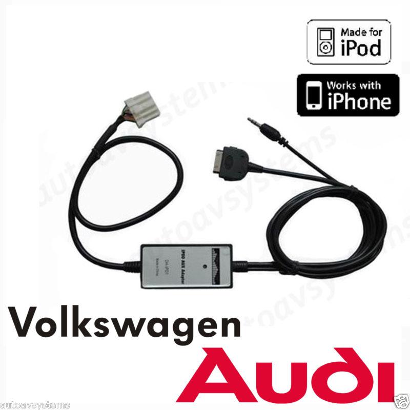 Audi volkswagen car ipod iphone aux select 2003-2011 a2 a4 s4 a8 tt beetle jetta