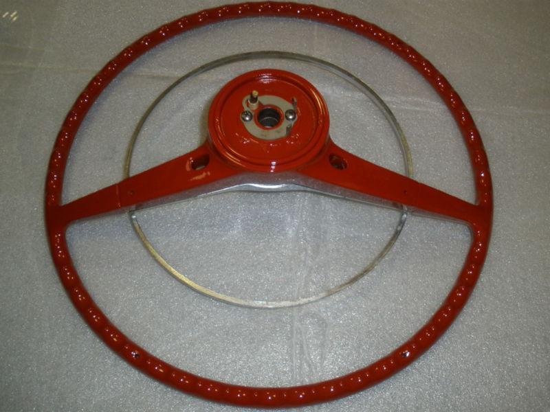 1957 CHEVY BEL AIR 210 STEERING WHEEL ORIGINAL 57, US $380.00, image 8