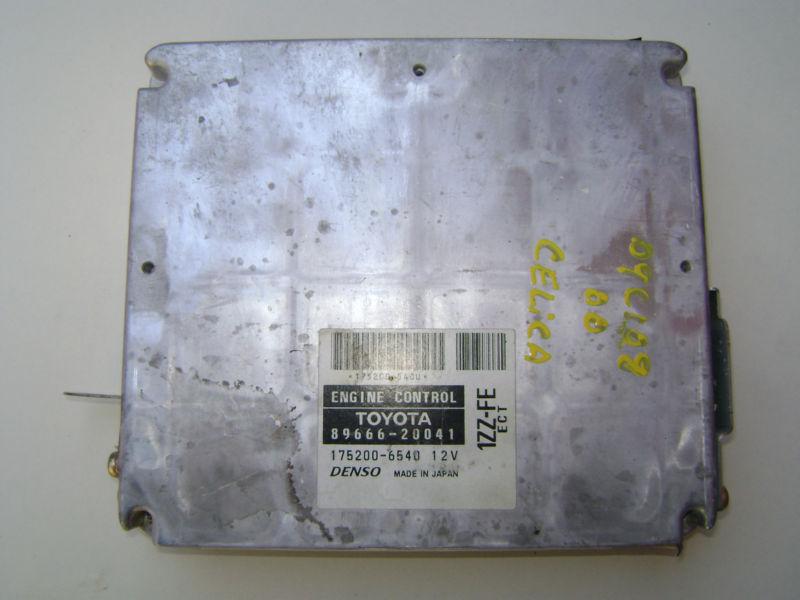 00 toyota celica gt automatic engine computer ecu ecm 89666-20041 oem  good cond