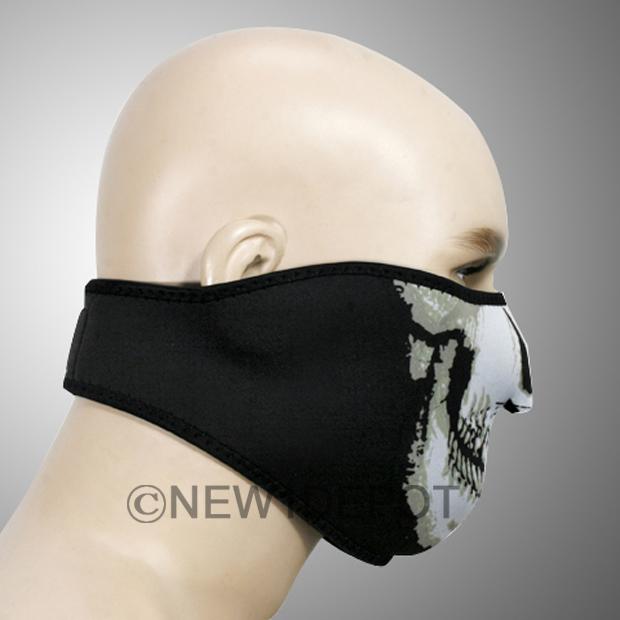 US Motorcycle Bike Sport Snowboard Skull Man Style Warmer Half Face Mask New x1, US $8.99, image 4