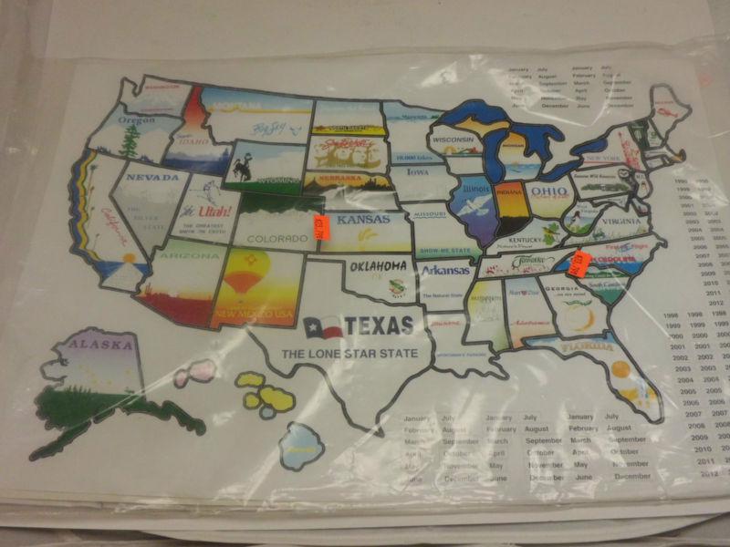 Cycle craft state stickers #100 cci dim. 19.5"x13"