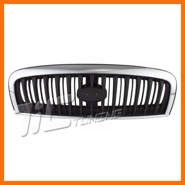Chrome grille trim hy1200134 painted matte black insert for 03-05 hyundai sonata