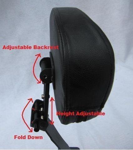 Suzuki boulevard m109 m 109 fully adjustable driver drivers backrest