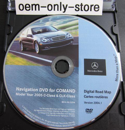 Mercedes benz navigation dvd ver.2004.1 c clk-class /  bq 6 46 0204 