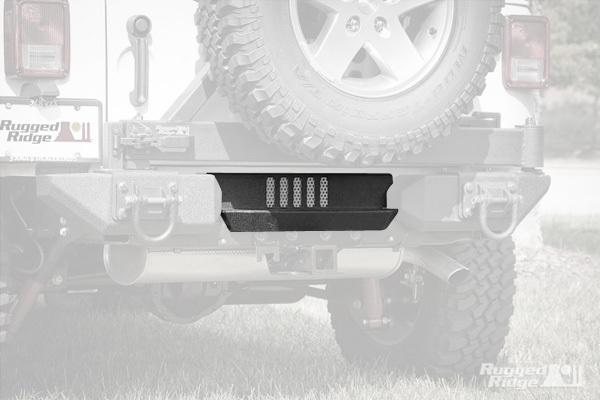 Rugged ridge 11547.10 - jeep wrangler rear xhd bumper step add on for xhd bumper
