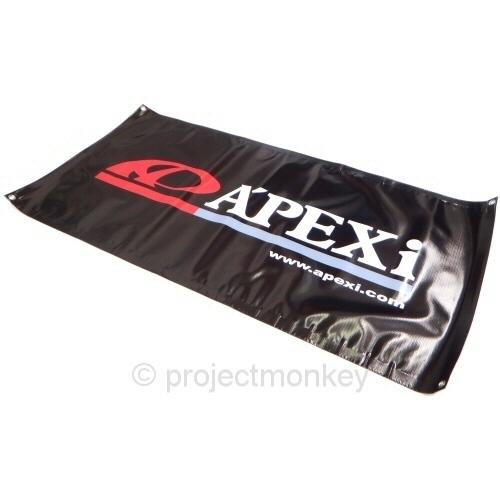 Apexi logo shop banner garage wall scroll vinyl poster dealer sign genuine jdm