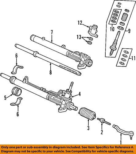 Honda oem 53541-s5a-003 tie rod/steering tie rod end