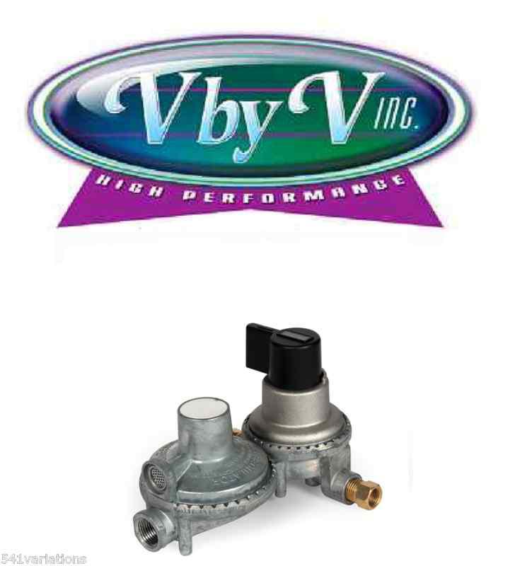 Camco rv 59005 double stage auto-change regualtor each