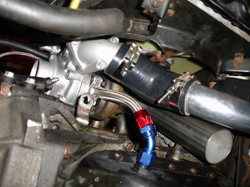 Universal Turbo 10AN Stainless Braided Oil Return Drain Line Kit Turbocharger T3, US $34.98, image 3