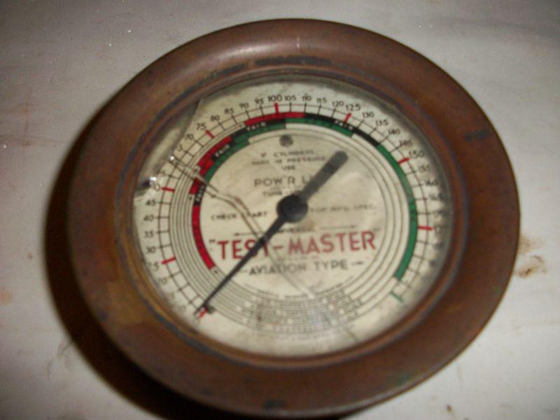 vintage test - master aviation type compression tester gale hall engineering, US $25.00, image 2