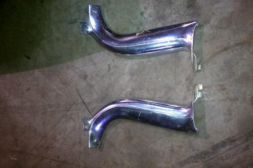 1959 1960 chevrolet impala interior pillar post mouldings aluminum