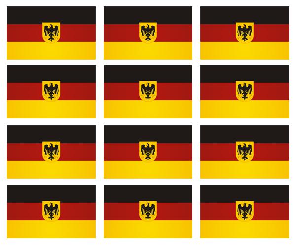 Germany flag decal 12 2"x1.2" german vinyl hard hat helmet sticker zu1