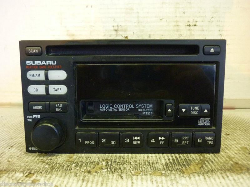 00-01 subaru legacy radio cd cassette player 86201ae12a