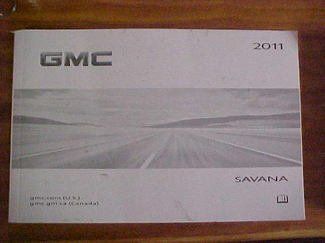 2011 gmc savana   van    owners  manual     
