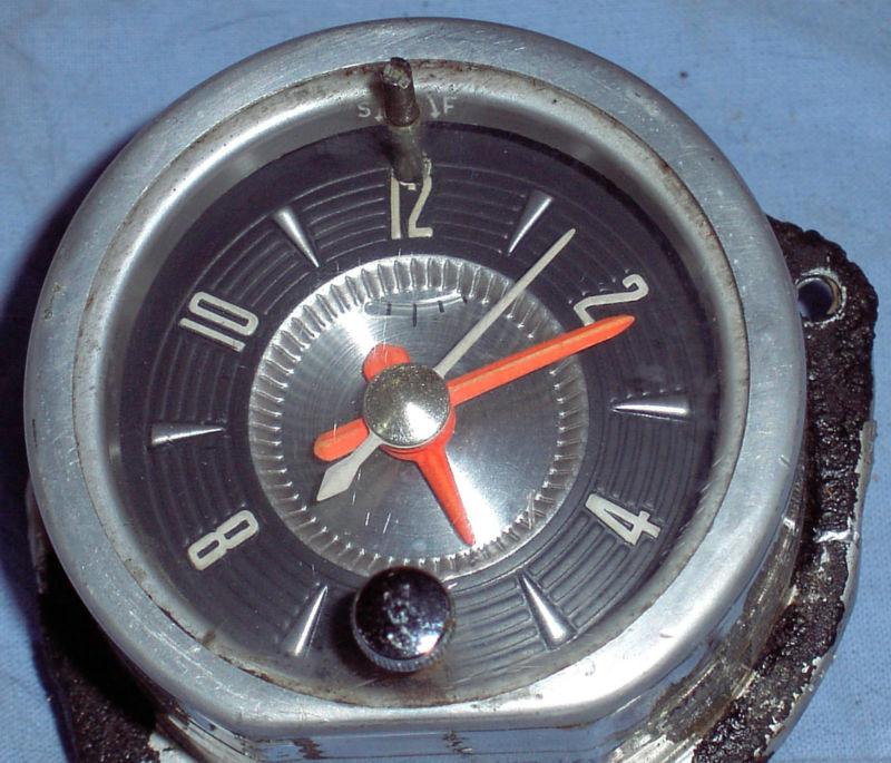Find 1955 1956 1957 Ford FOMOCO Thunderbird CLOCK REBUILT STOCK 12 VOLT
