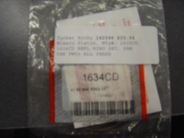 Wiseco 41.50mm rings wiseco 1634cd suzuki jr50 yamaha pw50 kawasaki kdx50 kfx50