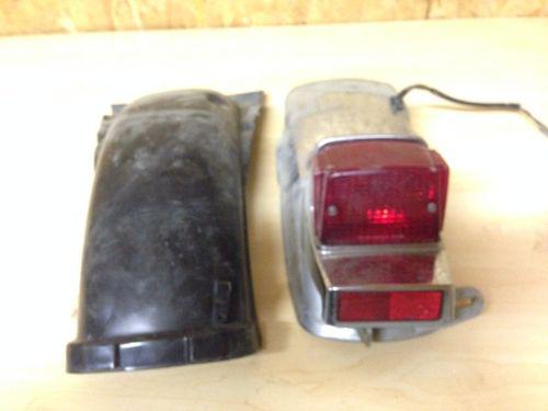 1980 yamaha maxim rear fender w/ light  xj 650 750 xj650 xj750
