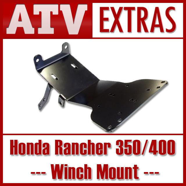 Honda rancher 350 / 400 winch mount