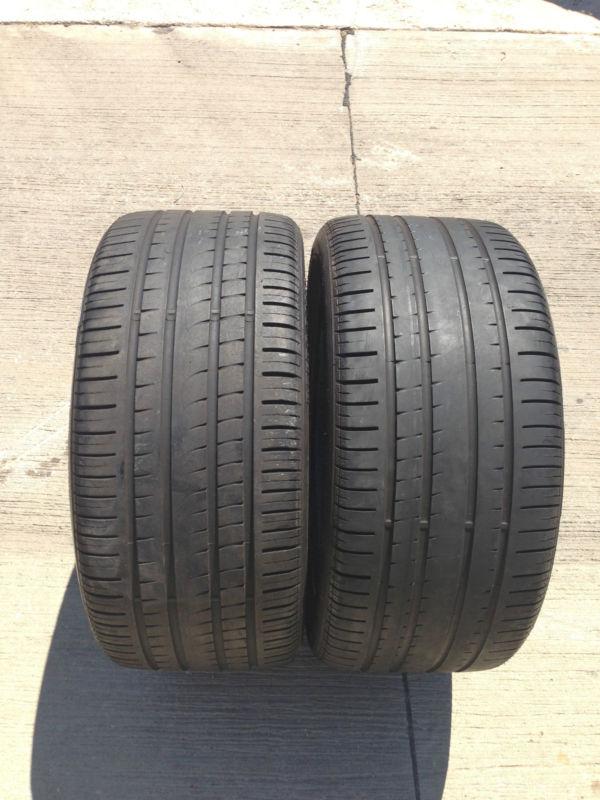 (2) pair pirelli pzero rosso mo 295/35 zr21 107y "8/32"