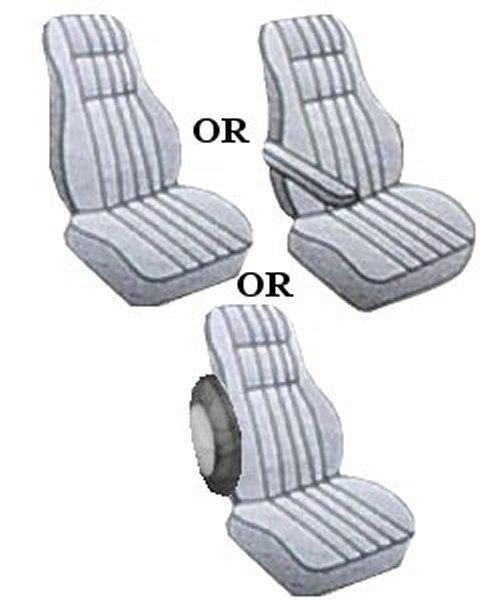 Durable Scottsdale Fabric 2 Dark Grey High Back Bucket Car Truck Seat Covers #7, US $43.25, image 4