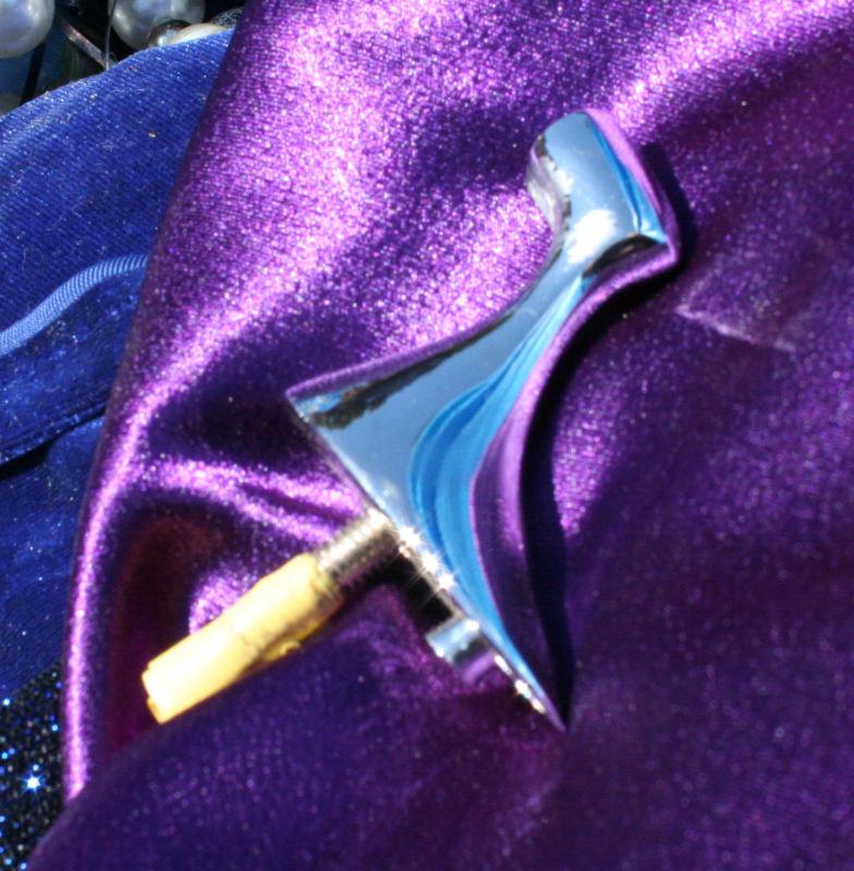 Corvette 1953 1954 Dash Mirror Base Chrome for Mirror Flawed Underneath, US $39.95, image 3