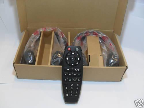 Acadia wireless infrared headphones headset & remote