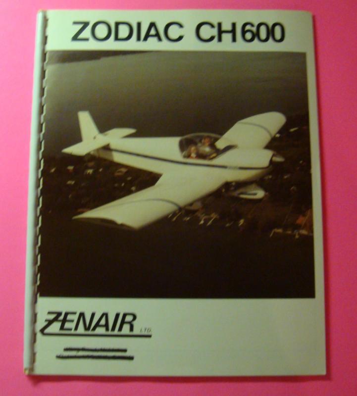 Zenair ltd...zodiac ch600 airplane catalog 1991..midland, canada