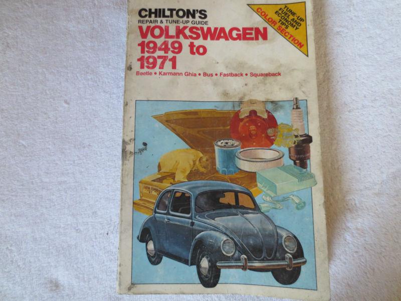 Chilton's volkswagen repair and tune-up guide 1949-1971