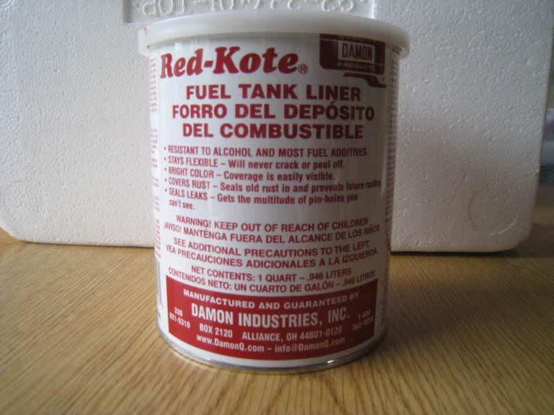 Find Red Kote Fuel Tank Liner (gas, diesel, alcohol and more) one (1