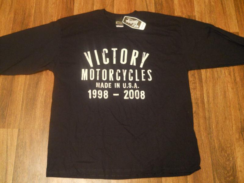 Victory motorcycle 10th anniversary shirt