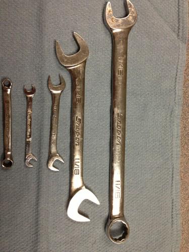 Snap-on tools  variety lot 5 wrench sae metric