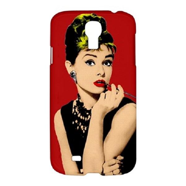 #sg4007 samsung galaxy s4 gt-i9500 hard case cover audrey hepburn art gift new*
