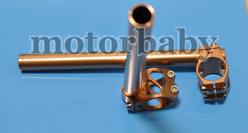 31mm Fork Clip On Handle Bars 1 pair (color Red Copper A), US $43.99, image 2