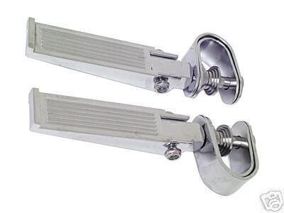 Motorcycle ribbed engine guard crash bar  highway pegs 