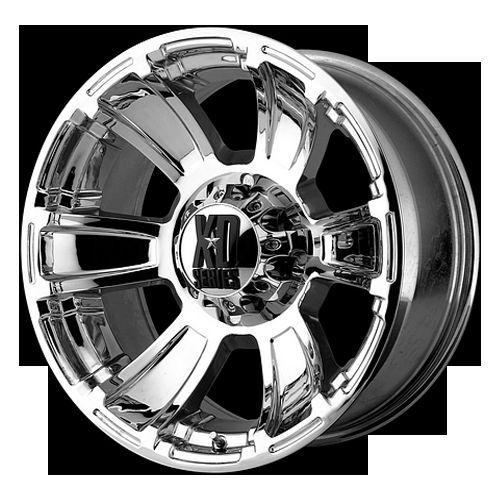 18" xd xd796 revolver chrome wheels rims & nitto terra grappler 285x60x18 tires 