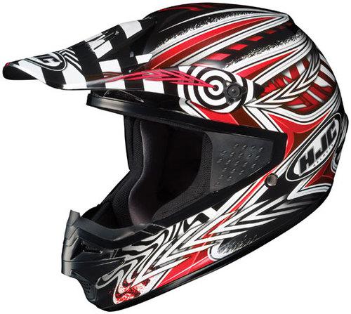 New hjc charge csmx helmet, red/black/white, xs