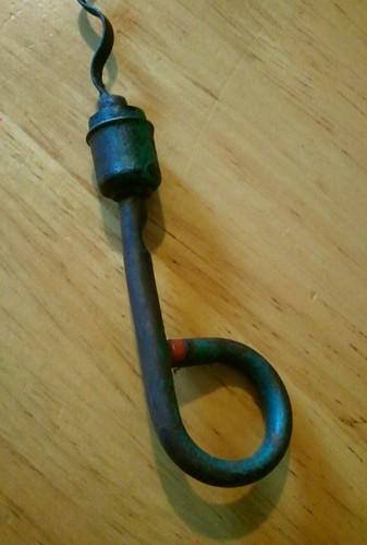 AMC JEEP OEM EARLY STYLE 68 69 70 71 72 73 74 V-8 OIL DIPSTICK GOOD USED COND, US $6.95, image 2