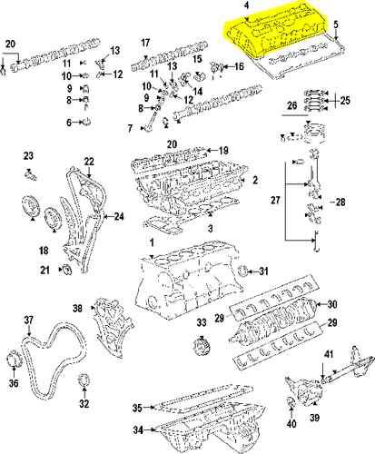 Bmw 11127565284 genuine oem factory original valve cover