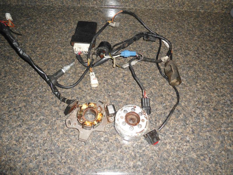 2000 suzuki rm 125 stator flywheel cdi box unit coil wiring electrical 00 rm  