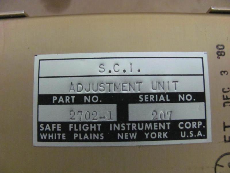 Beechcraft S.C.I. Adjustment Units (Safe Flight Inst Corp) -4ea NEW, US $124.99, image 2