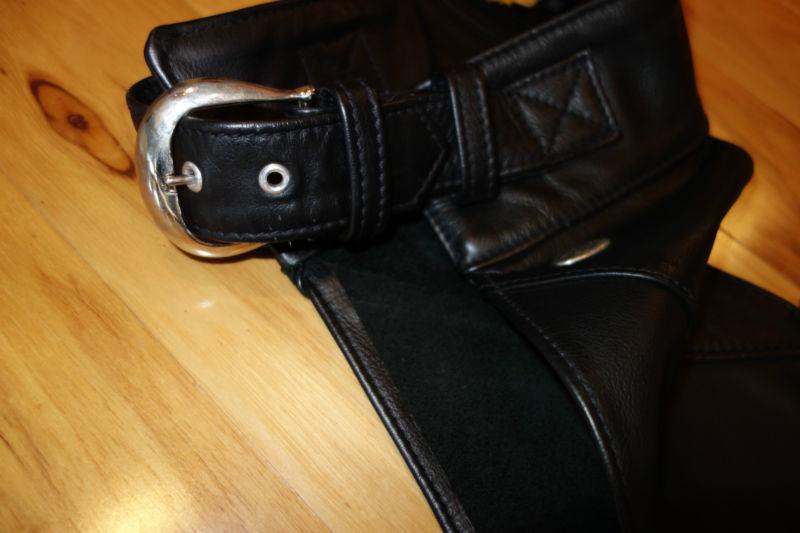 Harley Davidson Men's Leather Chaps Small, US $48.00, image 2