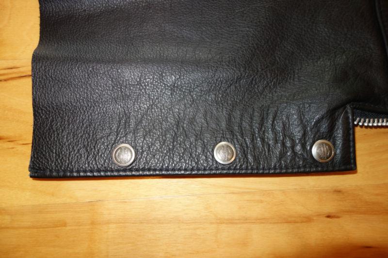 Harley Davidson Men's Leather Chaps Small, US $48.00, image 4