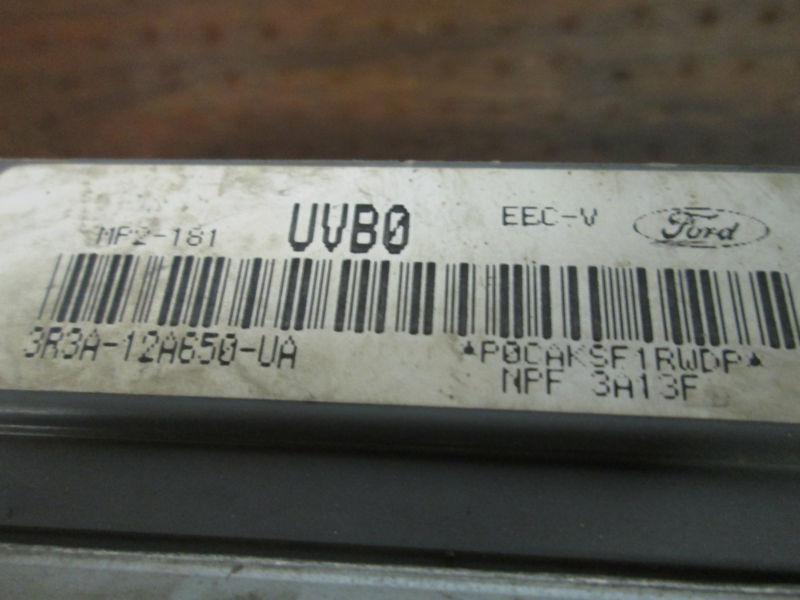 (995A) 03 FORD MUSTANG ENGINE CONTROL MODULE 3R3A-12A650-UA, US $110.00, image 3