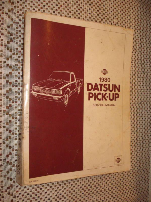 1980 datsun truck service manual shop book original wow
